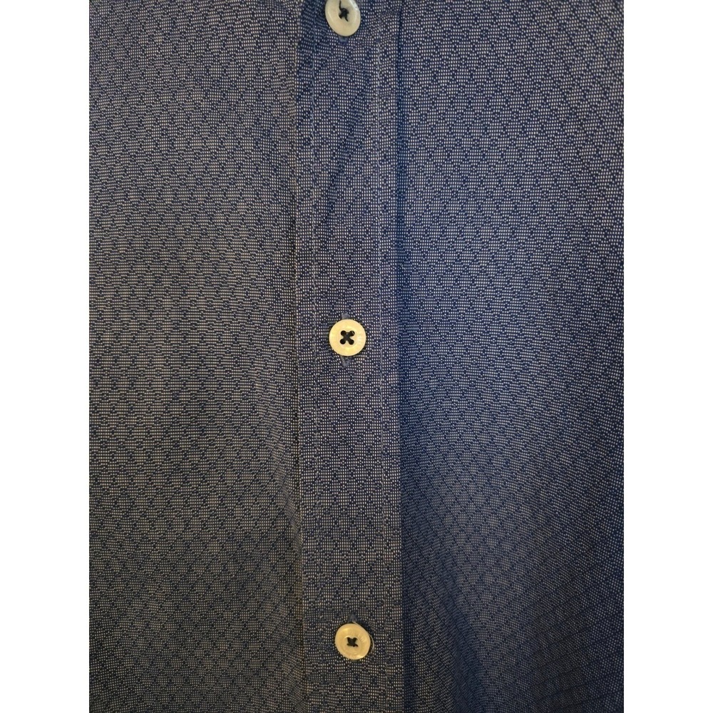 English Laundry Blue Patterned Button-Down Dadcor… - image 7
